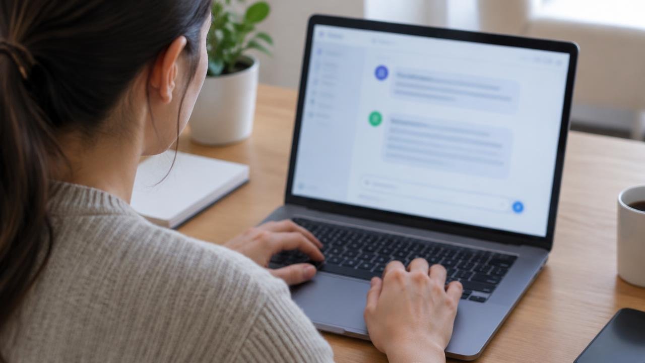 Using AI tools on a computer